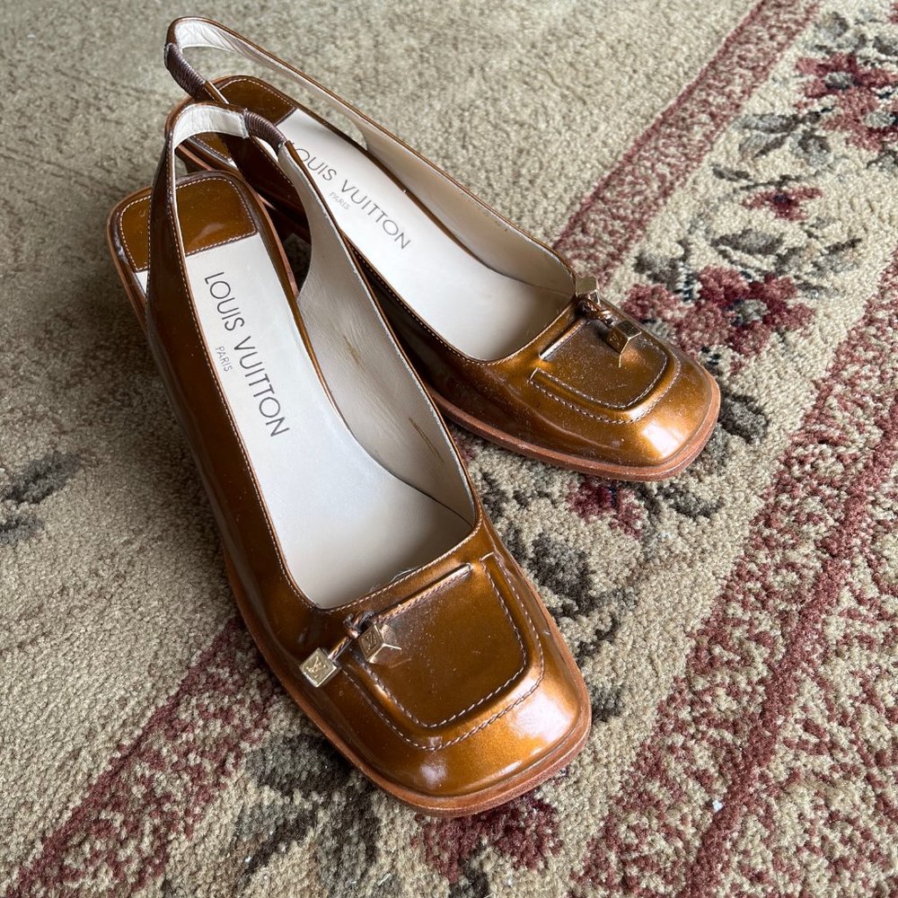 Louis Vuitton Classic Vernis Copper size 38